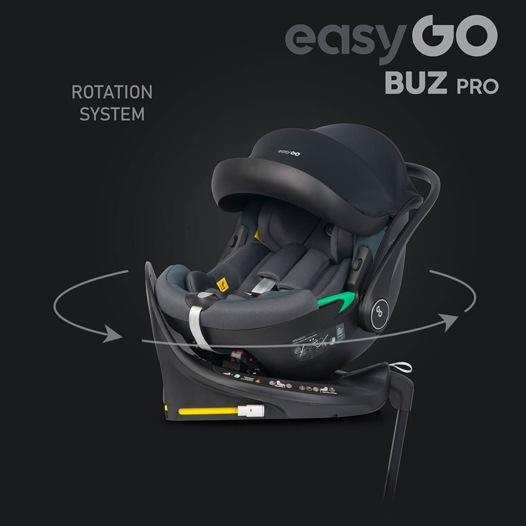 Babyschale BUZ i-Size (ISOFIX-Station drehbar)